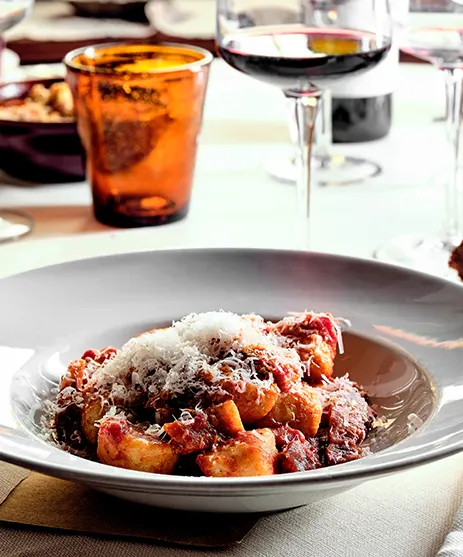 Gnocchi di patate di all’amatriciana fatti da noi